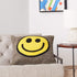 Hand Felted Wool Happy Sad Face Pillow - 20" - ARCADIA HOME